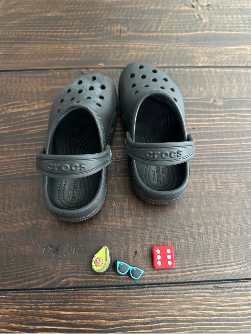 Crocs - Black - Child Size 11 - Picture 2 of 3